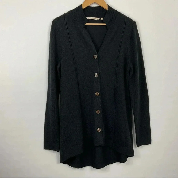 Soft Surroundings Button Down Wool Blend Cardigan Sweater Size PM - Picture 1 of 9